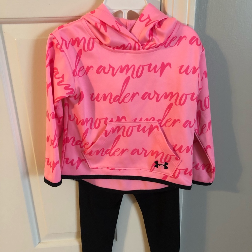 Under Armour Toddler Girl Hooded Sweatshirt Set